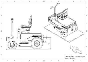 Picture of Tow bar Berg collecting cart pin Ø25mm