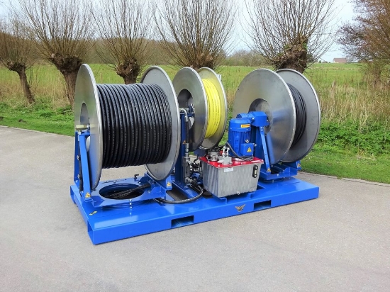 Afbeeldingen van Haspelunit 3-voudig hydraulisch