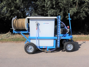 Afbeeldingen van Spuitwagen 600K - Plunjerpomp P63 42l/min~50bar - Handhaspel 450mm (Vast)