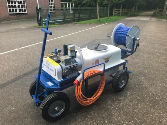 Picture of Spray Cart 200T - Plunger Pump WS102 21l/min~55bar - Hand reel 300mm (Swivable)