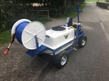 Picture of Spray Cart 200T - Plunger Pump WS102 21l/min~55bar - Hand reel 300mm (Swivable)