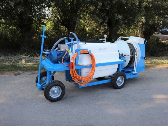 Afbeeldingen van Spuitwagen 400T (smal) - Plunjerpomp P63 42l/min~50bar - WCR (vast)