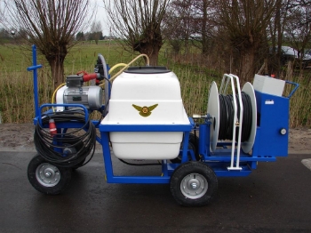 Afbeeldingen van Spuitwagen 400T DW - Plunjerpomp WS102 21 l/min~55bar - WCR Draaibaar