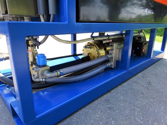 Afbeeldingen van Diesel/Elektrisch Aangedreven pompset - Hydra Cell G25 - 45l/min~69bar 7,5kW (Aggregaat- AC1250Q)