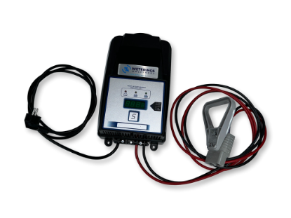 Picture of High frequency battery charger 24VDC/30A/220V/50 Hz with plug grey