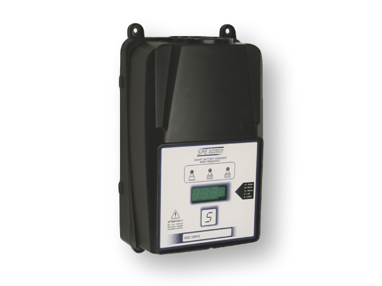 Afbeeldingen van Acculader Hoogfrequent 24VDC/30A/220V/50Hz met stekker grijs