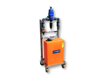 Afbeeldingen van Doseerunit op RVS frame - Dosatron D3RE5BPVF