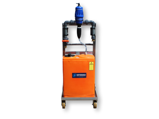 Afbeeldingen van Doseerunit op RVS frame - Dosatron D3RE5BPVF