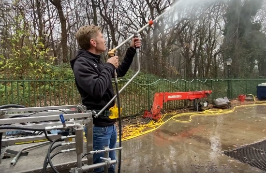 Afbeeldingen van Spuitpistool met krachtonlastingsarm