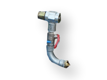 Afbeeldingen van 1" Opbouw Swivel Met Kogelkraan En 1" Slanggeleider