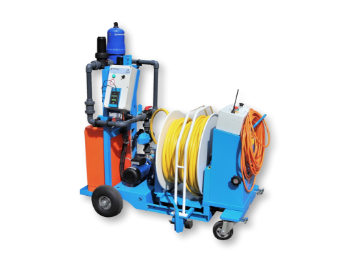 Afbeeldingen van WCR Slanghaspel 335mm Ø3/4" (Dosatron D8RE2+BP & EC Meter)(Opvoerpomp)