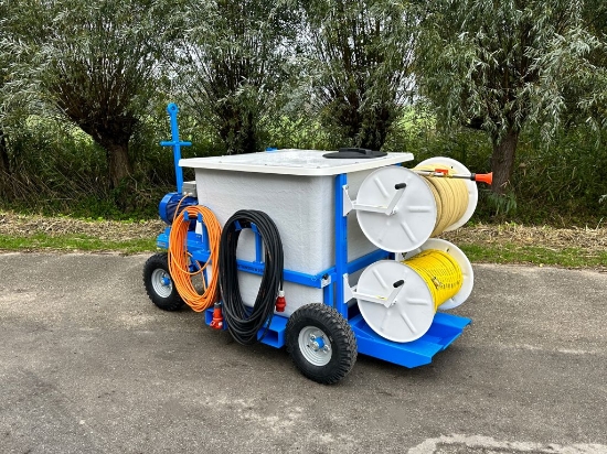 Picture of Spray cart 1000K -Plunger pump GM5080 50l/min~80bar - 2x Hand reel 600