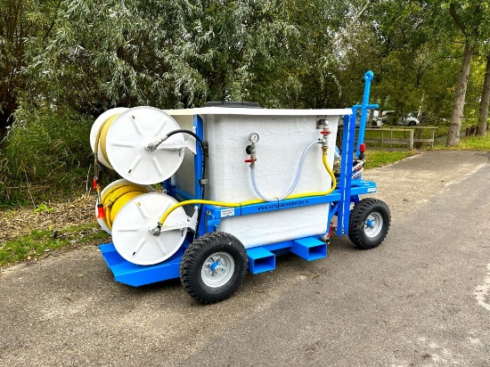 Picture of Spray cart 1000K -Plunger pump GM5080 50l/min~80bar - 2x Hand reel 600