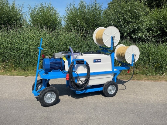 Picture of Spray Cart 400T - Plunger Pump MP63 49l/min~80bar - 2x Hand Reel 450mm