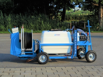 Afbeeldingen van Spuitwagen 400T - Plunjerpomp P63 42l/min~50bar - WCR (Draaibaar)