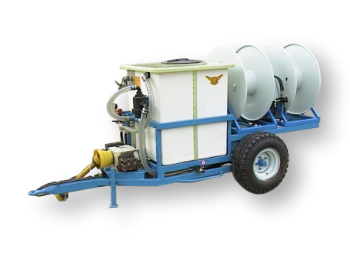 Afbeeldingen van Spuittrailer 600K - Imovilli P186 Plunjer Pompset 170l/min~50bar (PTO Aangedreven)
