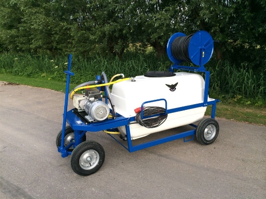Picture of Spray Cart 600T - Plunger Pump P63 42l/min~50bar - Hand reel 450mm
