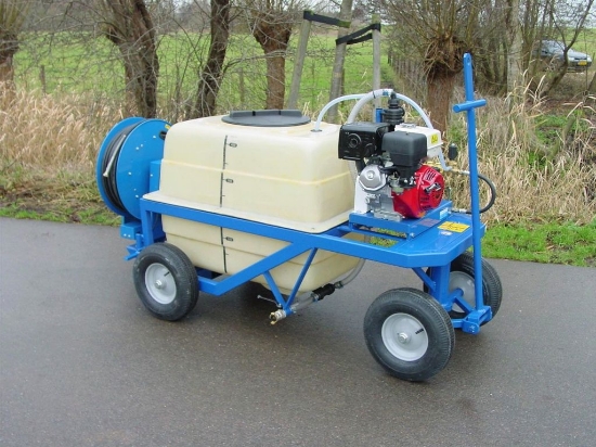 Picture of Spray Cart 400T - Honda + WS102 21 l/min~100bar - Sping Reel Swivable