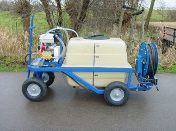 Picture of Spray Cart 400T - Honda + WS102 21 l/min~100bar - Sping Reel Swivable