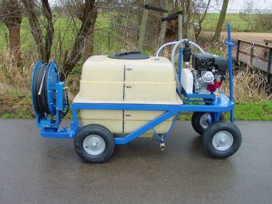 Picture of Spray Cart 400T - Honda + WS102 21 l/min~100bar - Sping Reel Swivable