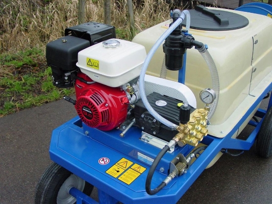 Picture of Spray Cart 400T - Honda + WS102 21 l/min~100bar - Sping Reel Swivable