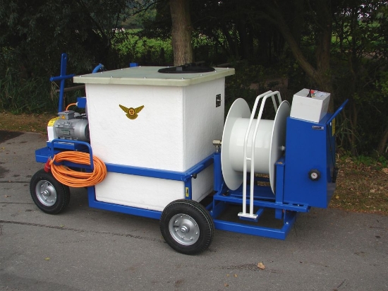 Afbeeldingen van Spuitwagen 600K - Plunjerpomp  WS102 21l/min~55bar - WCR vast