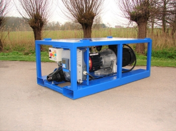 Afbeeldingen van Elektrische pompset - Hydra Cell G25 - 45l/min~69bar 7,5kW 400V (Druk Gestuurd)