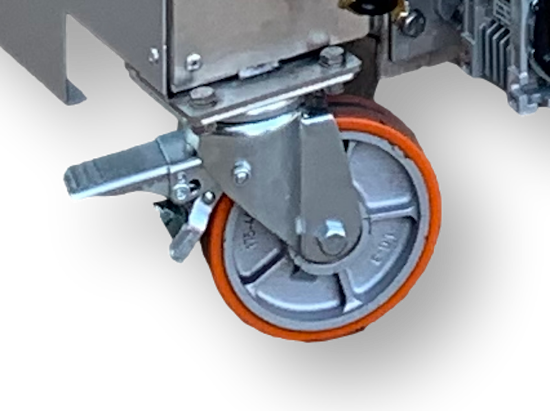 Afbeeldingen van Zwenkwielen met vergrendeling heavy duty