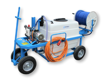 Afbeeldingen van Spuitwagen 300T - Plunjerpomp GM35 35l/min~50bar - Handhaspel 300mm (Draaibaar)