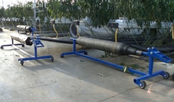Picture of Unwinder trolley for transport mats