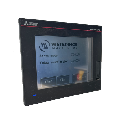 Picture of Fabric length measurement display