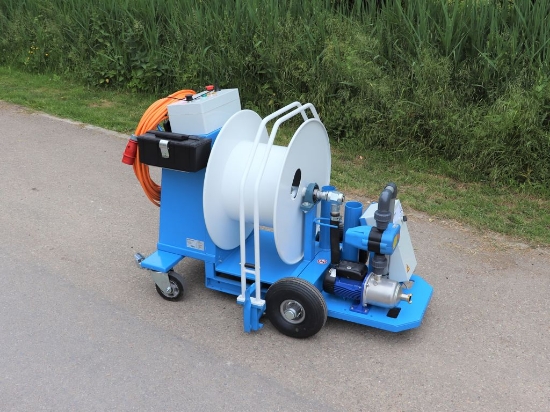 Picture of WCR Hose reel 335mm Ø1" + Booster pump set 20-70 L/min
