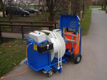 Picture of WCR Hose Reel 335mm Ø1" (Dosatron D3RE2+BP & EC Meter)(Booster Pump)