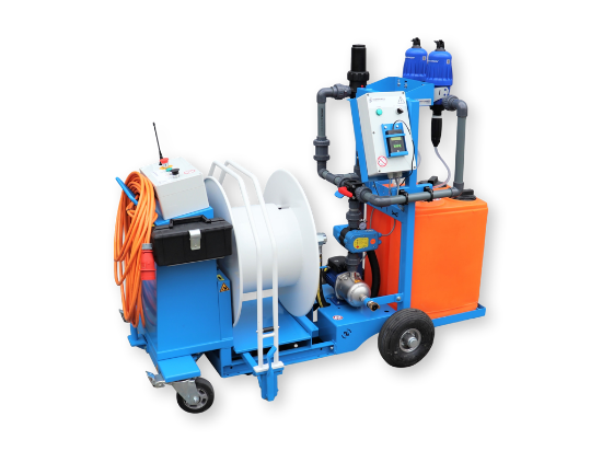 Picture of WCR Hose Reel 335mm  Ø1" (Double Dosatron D3RE2+BP)(Booster Pump type 2)