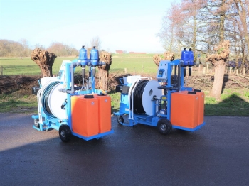 Picture of WCR Hose Reel 335mm  Ø1" (Double Dosatron D3RE2+BP)(Booster Pump type 2)