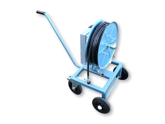 Picture of Spring reel with mobile frame (inclusief 50 meter: 3/8")