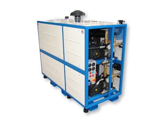 Picture of Double Pratissoli KF40 Plunger Pump unit 140l/min~80bar (Kubota- V3600)