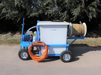 Afbeeldingen van Spuitwagen 600K - Plunjerpomp P63 42l/min~50bar - Handhaspel 450mm (Vast)