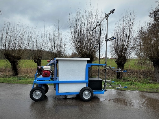 Afbeeldingen van Spuitwagen 600K - Plunjerpomp GM50150L 60l/min~20bar - desinfectieboom
