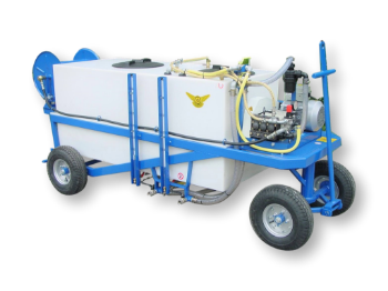 Picture of Spray Cart 800L-300L HDPE - Plunger pump P63 42l/min~50bar - Hand Reel 450mm