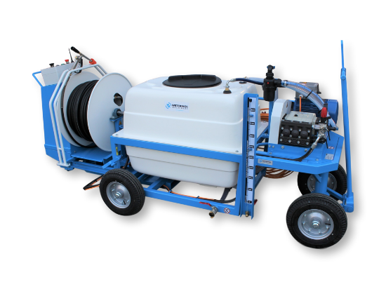 Afbeeldingen van Spuitwagen 400T - Plunjerpomp P63 42l/min~50bar - WCR (Draaibaar)