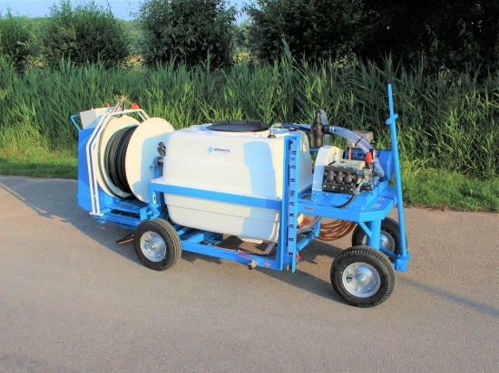Afbeeldingen van Spuitwagen 400T - Plunjerpomp P63 42l/min~50bar - WCR (Draaibaar)