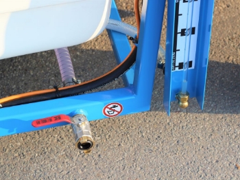 Afbeeldingen van Spuitwagen 400T - Plunjerpomp P63 42l/min~50bar - WCR (Draaibaar)