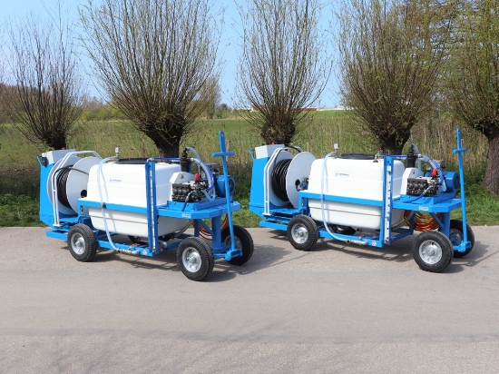 Afbeeldingen van Spuitwagen 400T - Plunjerpomp P63 42l/min~50bar - WCR (Vast)