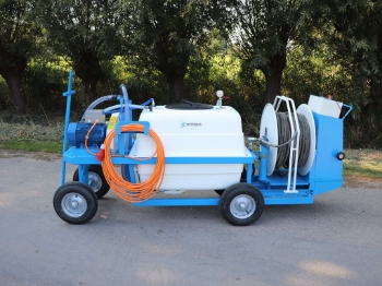 Afbeeldingen van Spuitwagen 400T (smal) - Plunjerpomp P63 42l/min~50bar - WCR (vast)