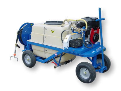 Picture of Spray Cart 400T - Vanguard 16HP + XW30.20 30l/min~150bar - Spring Reel Swivable