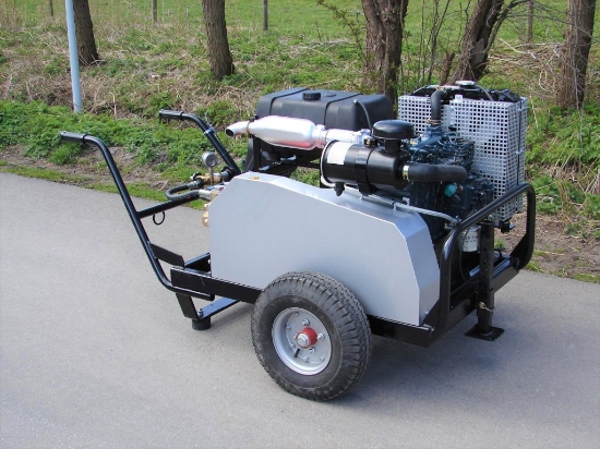 Afbeeldingen van Mobiele Diesel Aangedreven Pompset - Speck P45 Plunjerpomp 42l/min~200bar (Kubota- V1505)