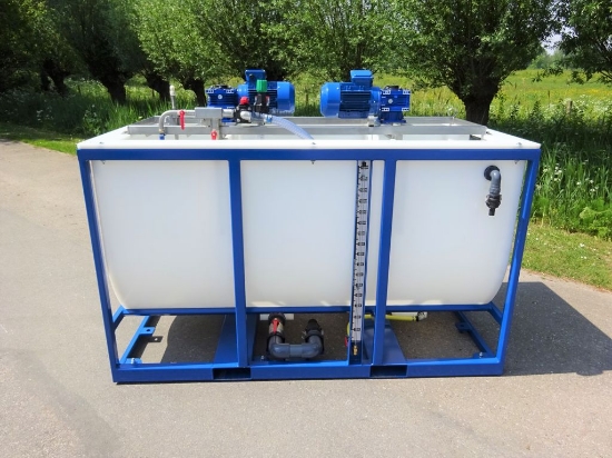 Picture of Tank with Mixer unit 1700L (Double Mixer Unit)