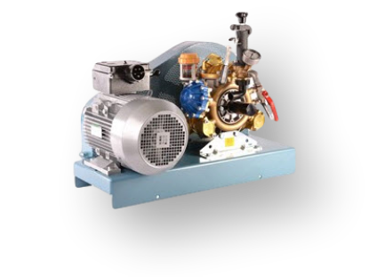 Picture of Bertolini IDB1100 Diaphragm Pumpset 70l/min~40bar 5,5kW 400V (V-belt)