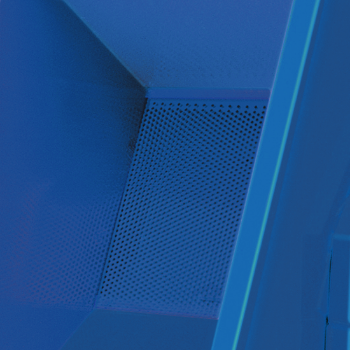 Picture of Tipping container grid rack with drain